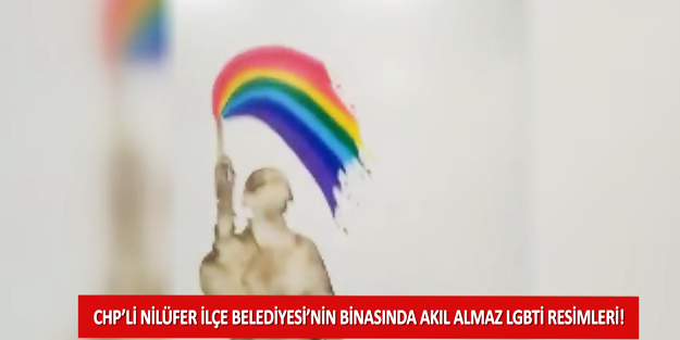 CHPli belediyeye ait binada Türk askerine ağır hakaret!