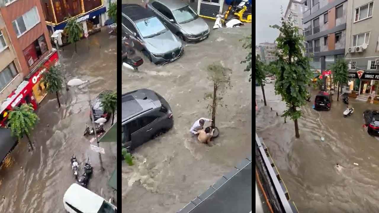 CHP’li Beşiktaş, Şişli ve Üsküdar'da korkunç sel manzaraları! İstanbul’u izliyorlar gözleri kapalı