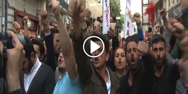 CHP'li gençlerden 'laiklik' eylemi!