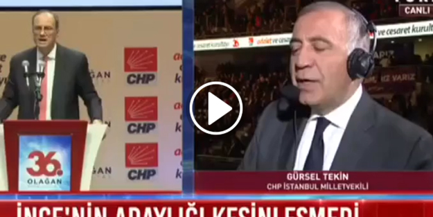 CHP'li vekil Gürsel Tekin'in saçma yorumuna sunucunun bomba tepkisi