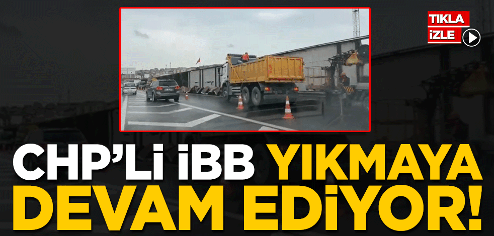 CHP'li İBB yıkmaya devam ediyor! Dikey bahçeleri bir bir kaldırıyorlar