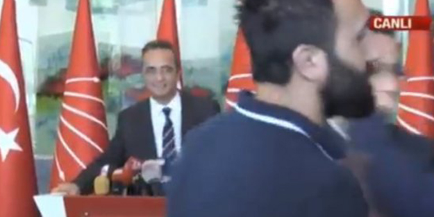 CHP'li isim canlı yayından kaçtı!