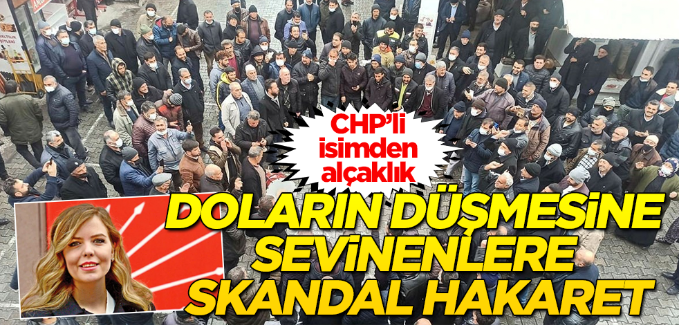 CHP'li isimden doların düşmesine sevinenlere skandal hakaret