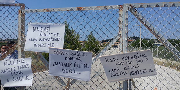 CHP'li İzmir Büyükşehir Belediyesine pis su tepkisi