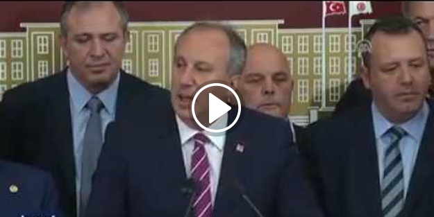 CHP'li Muharrem İnce Türkiye'nin vicdanına sesleniyor