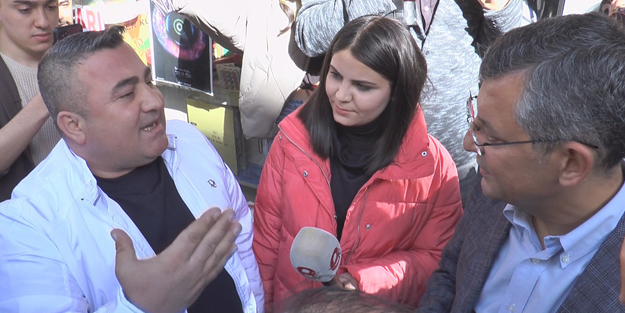 CHP'li Özel 'Genel başkanınızı değiştirin' diyen esnafa bakın nasıl cevap verdi!