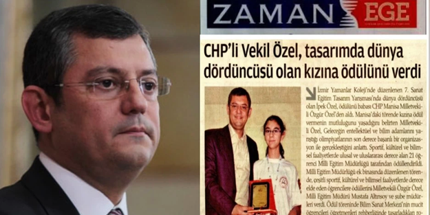 CHP’li Özel’i FETÖ medyası parlatmış