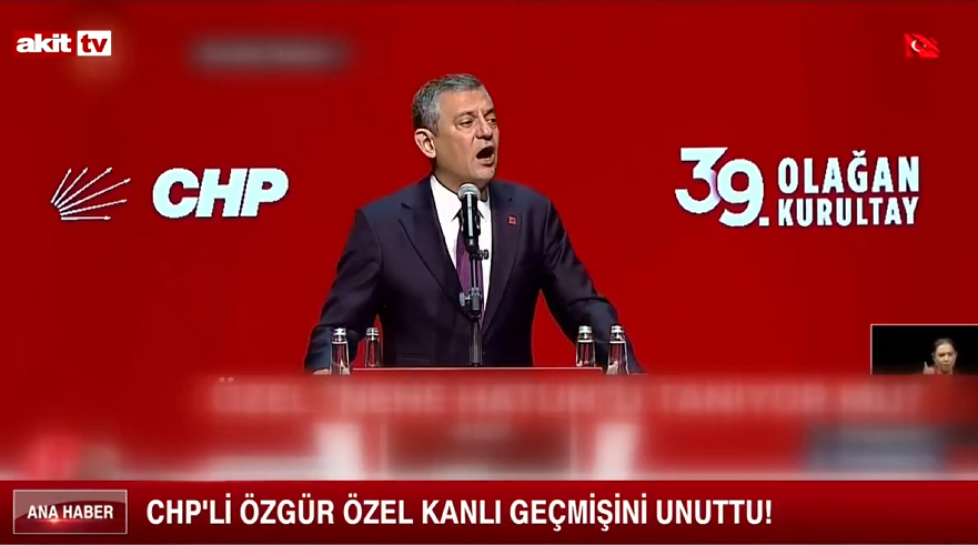 CHP'li Özgür Özel kanlı geçmişini unuttu!