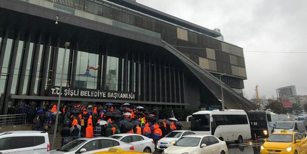 CHP'li Şişli Belediyesi'nde işçilerin maaş isyanı!