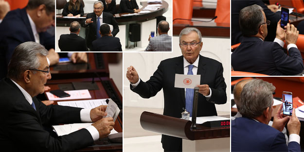 İşte CHP'li vekillerin telefona sarıldığı o an!