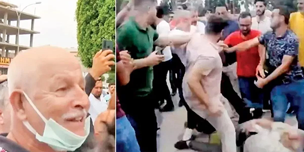 CHP'li Zeydan Karalar hedef gösterdi, yaşlı adamı dövdüler!