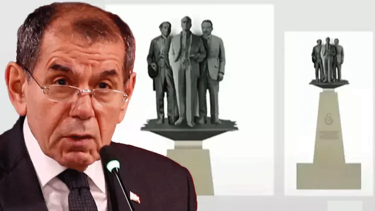 CHP’lilerinki yetmedi! Galatasaray’dan dört katlı bina boyunda 3 heykel