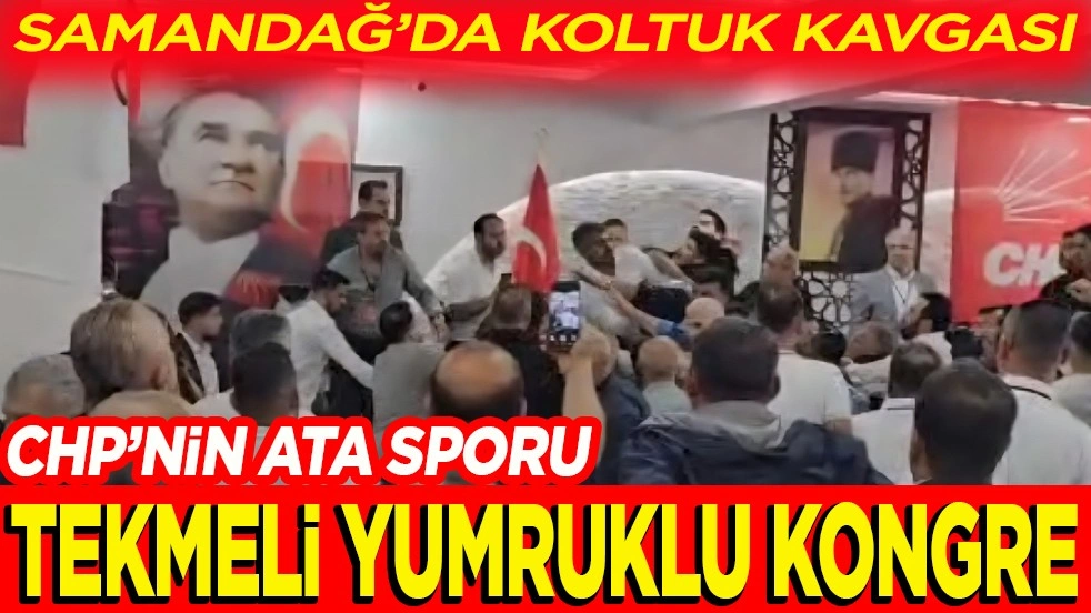 CHP’nin ata sporu. Tekmeli yumruklu kongre!