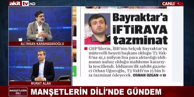 CHP'nin Bayraktar’a iftirasına tazminat!