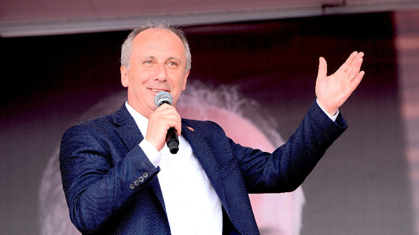 CHP'nin cumhurbaşkanı adayı İnce Uşak'ta