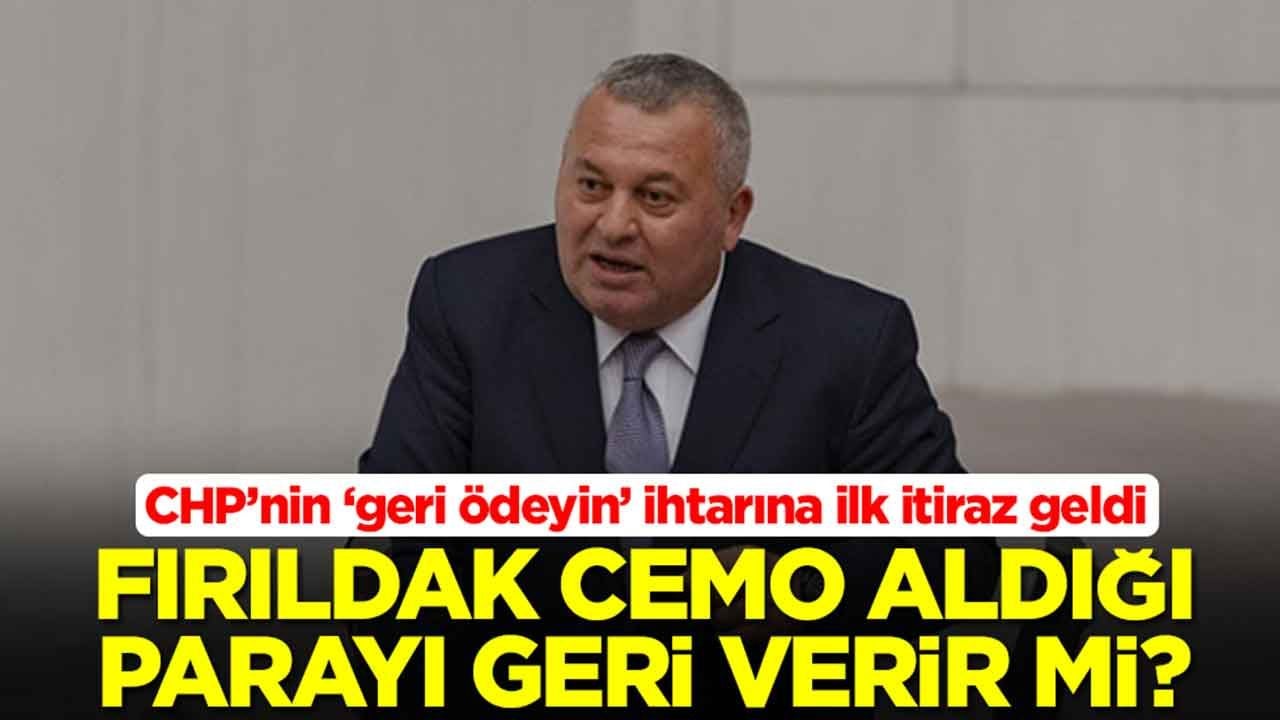 CHP’nin ‘geri ödeyin’ ihtarına ilk itiraz geldi: Fırıldak Cemo aldığı parayı geri verir mi?