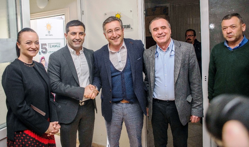 CHP’nin Kuşadası adayı Ömer Günel’den siyasi parti ziyaretleri 