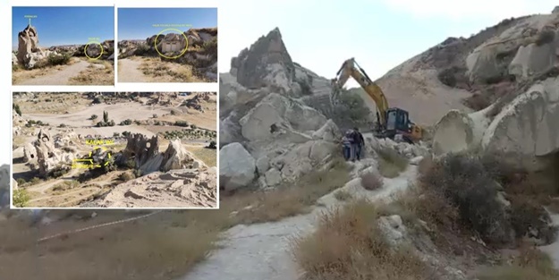 CHP'nin 'peribacaları yıkılıyor' iddiasına yalanlama! Belediye Başkanı konuştu