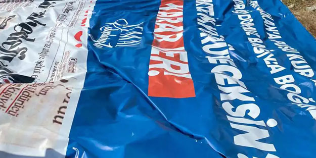 CHP'nin provokatif afişleri söküldü