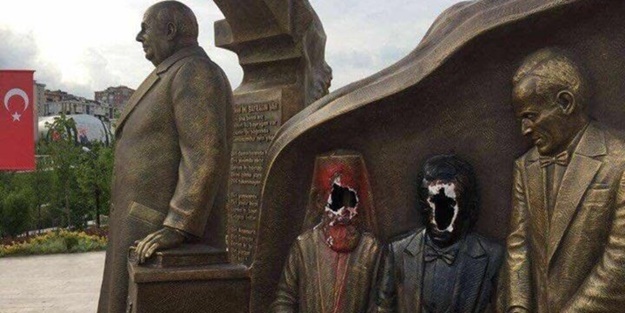 CHP'nin Türk katliamcısı papaz putunu kırdılar!