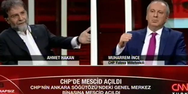 CHP'ye İnce'den mescid tepkisi