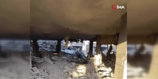 Cibaliye Mülteci Kampı'ndaki yıkım görüntülendi!