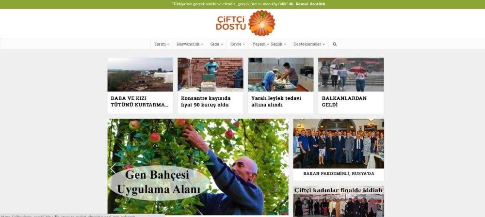 Çiftçi dostu yayın hayatına başladı 