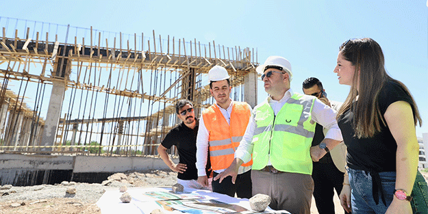 Çiftçi, spor yatırımlarını inceledi