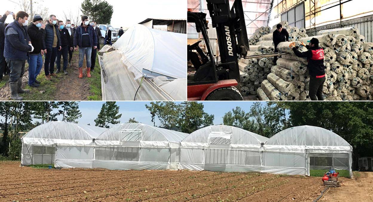 Çiftçilere yüzde 70 hibeli naylon desteği
