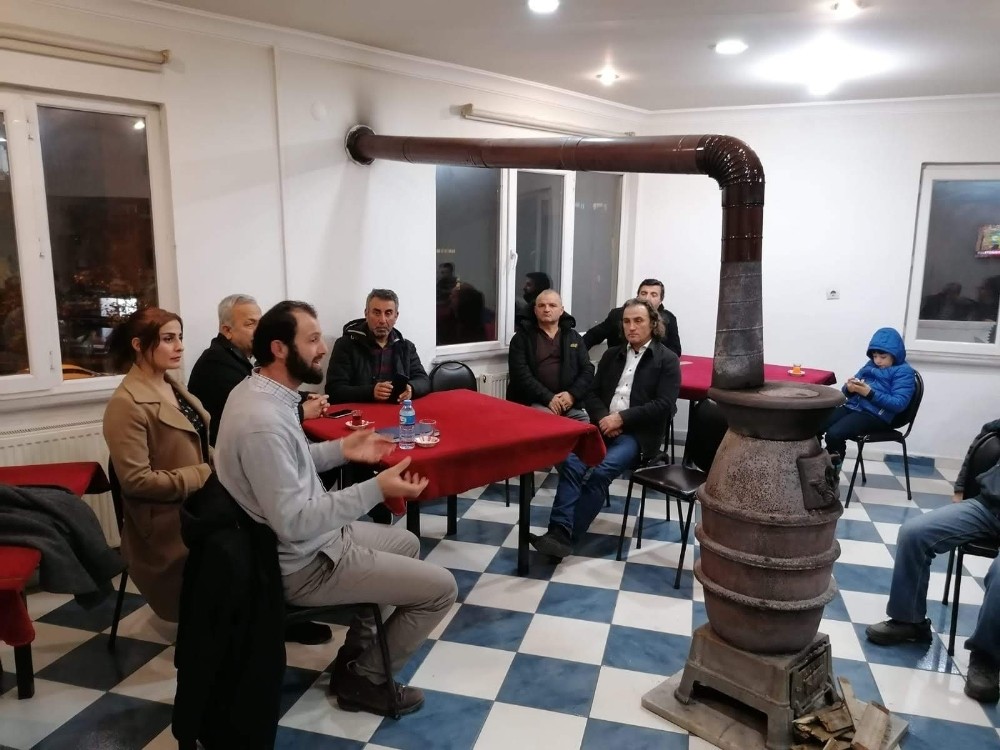 Çiftçiye solucan gübresi anlatıldı 