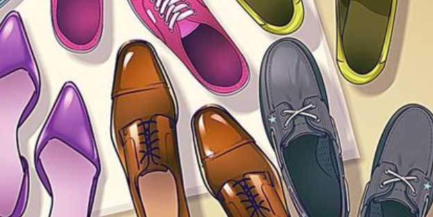 Çifti olmayan ayakkabıyı kimse bulamıyor! Sadece gerçek zekiler 7 saniyede bulabiliyor!