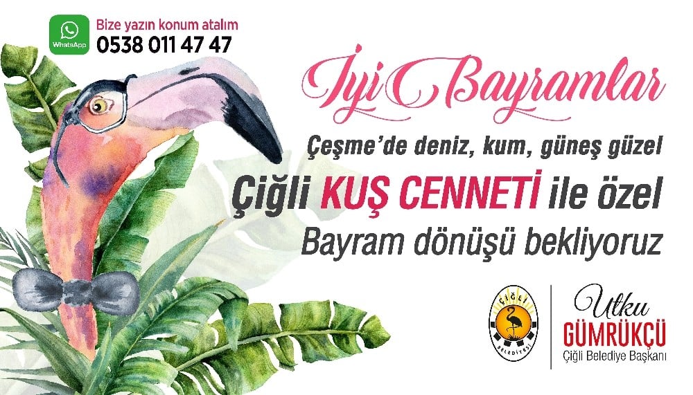 Çiğli’nin incisi Kuş Cenneti misafirlerini bekliyor 