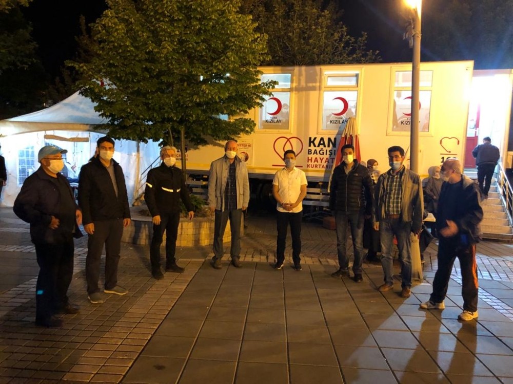 Cihannüma temsilcileri kan bağışı yaptı 