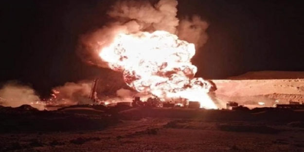 Çıkan yangın 12 saattir devam ediyor