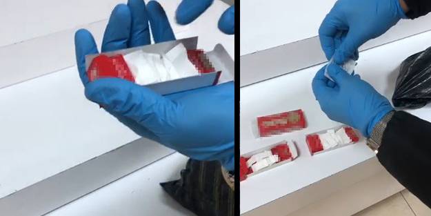 Çikolata ve sakız kutularından çıkanlar şoke etti