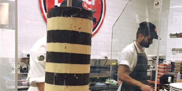 Çikolatadan döner yaptılar!