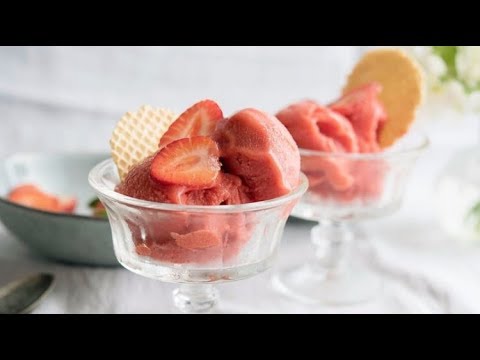 Çilekli Sorbe tatlısı nasıl yapılır?