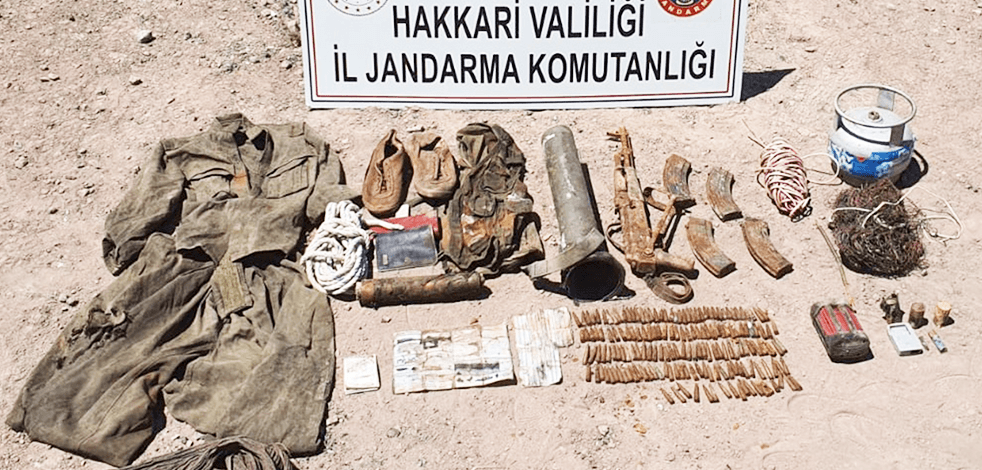 Cilo Buzul Dağları'nda çok sayıda mühimmat ele geçirildi
