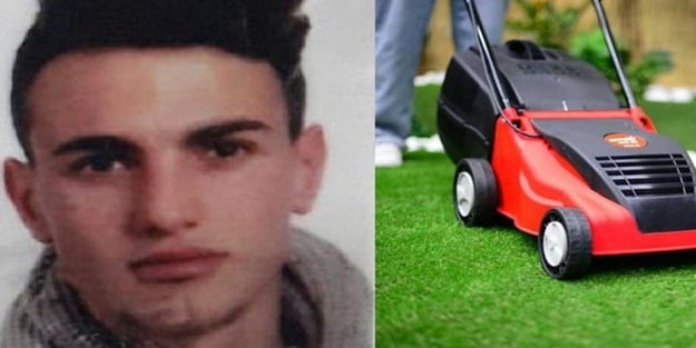 Çim biçme makinesi sonu oldu