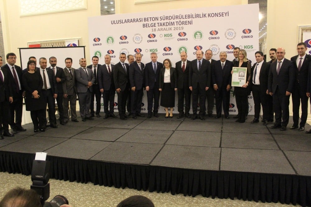 ÇİMKO Çimento’ya ’Kaynakların Sorumlu Kullanımı’ sertifikası 