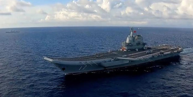 Çin denizlerde hakimiyet peşinde! Uçak gemisi CNS Shandong'da büyük hareketlilik