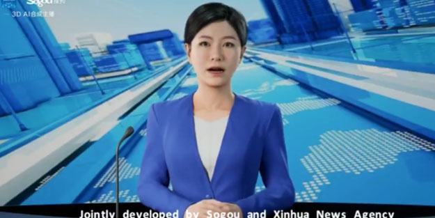 Çin, dünyada bir ilki gerçekleştirdi! Yapay zeka haber sundu