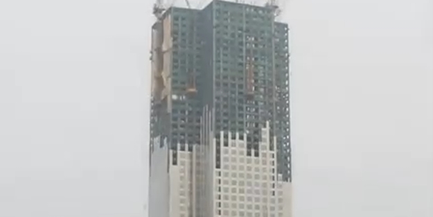 Çin malı 57 katlı gökdeleni 19 günde bitirdiler