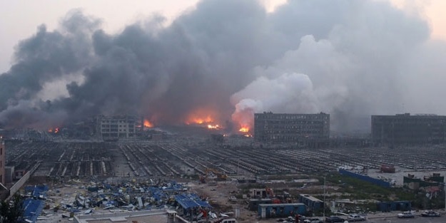 Çin Tiencin'deki patlamada ölü sayısı 85'e yükseldi
