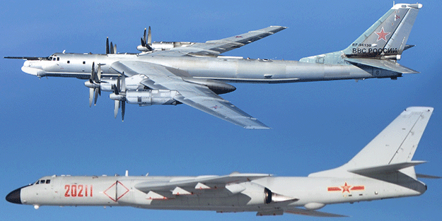 Çin ve Rusya'dan Japonya'ya "açık güç gösterisi"