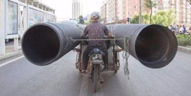 Çin yollarından sıra dışı manzaralar