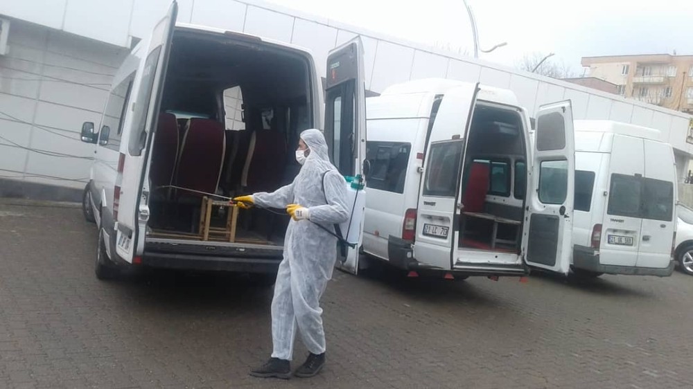 Çınar’da dezenfekte çalışmaları 