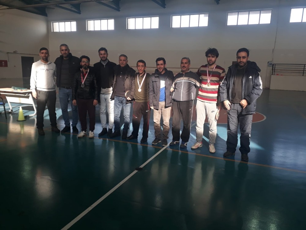 Çınar’da masa tenisi turnuvası sona erdi 