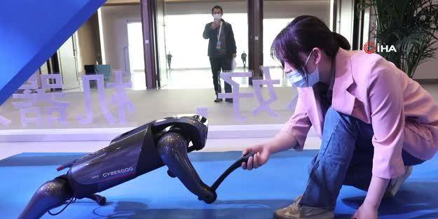 Çin’de 5G+ Endüstriyel İnternet Konferansı'nda robot köpek tanıtıldı