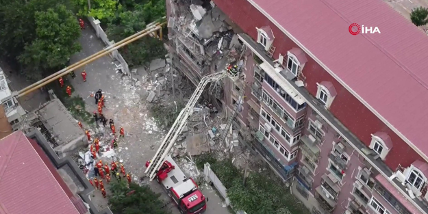 Çin’de binada gaz patlaması: 8 yaralı